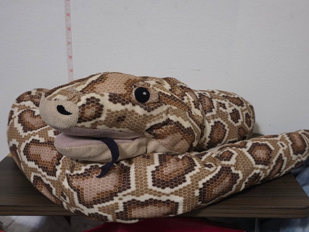 IKEA DJUNGELSKOG Burmese Python Snake Hand Puppet